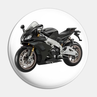 RSV4 RR Bike Illustration Pin