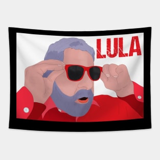 Funny Lula Meme with Sunglasses Tapestry