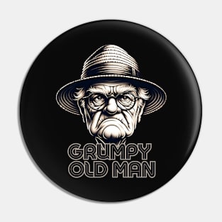 GRUMPY OLD MAN Pin