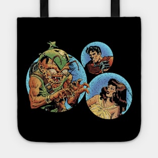 Vintage Comic Book Science Fiction Art Tote