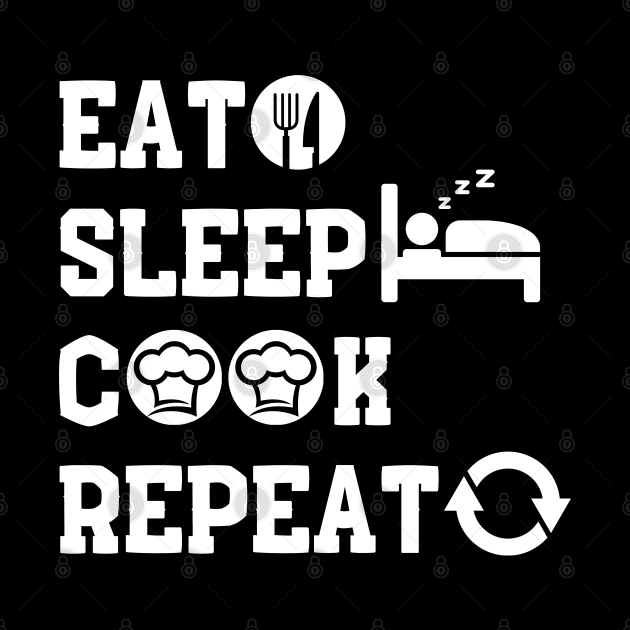 Eat Sleep Cook Repeat by NomiCrafts