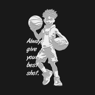 Basketball player skech design T-Shirt