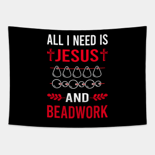 I Need Jesus And Beadwork Beading Bead Beads Tapestry