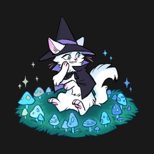 Witchy Kitty Shrooms T-Shirt