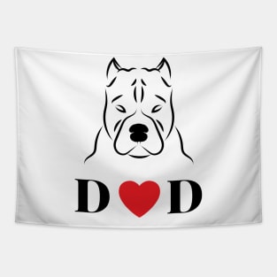 Pittie Dad Tapestry