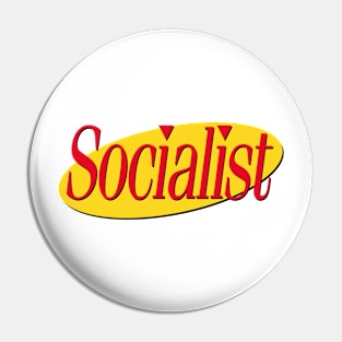 Socialist 90's Logo Pin