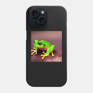 Realistic Green Frog Phone Case