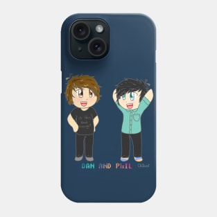 Chibi Dan and Phil Phone Case