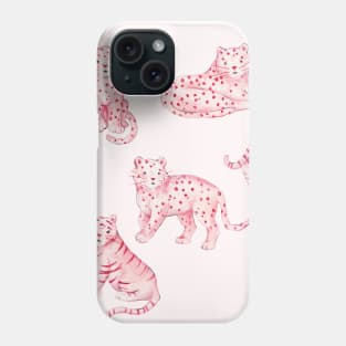 Cute Tigers Cheetahs Leopards Kawaii Phone Case