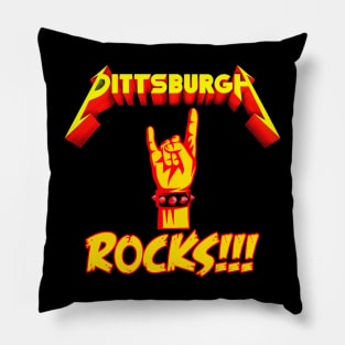 Pittsburgh Rocks!!! Pillow