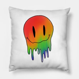 Leaking smiley Pillow