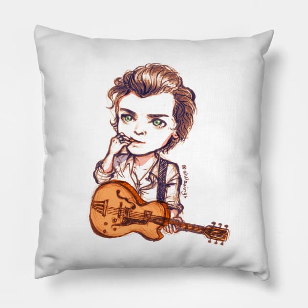 Guitar Pick Bite Pillow by alulawings