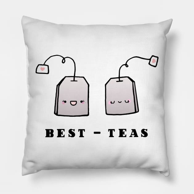 Best-teas Pillow by staceyromanart