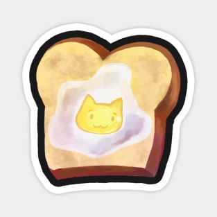 egg on toast Magnet