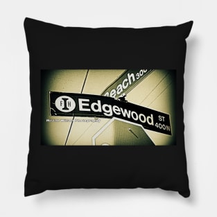 400 N. Edgewood Street, Inglewood, CA by Mistah Wilson Photography Pillow