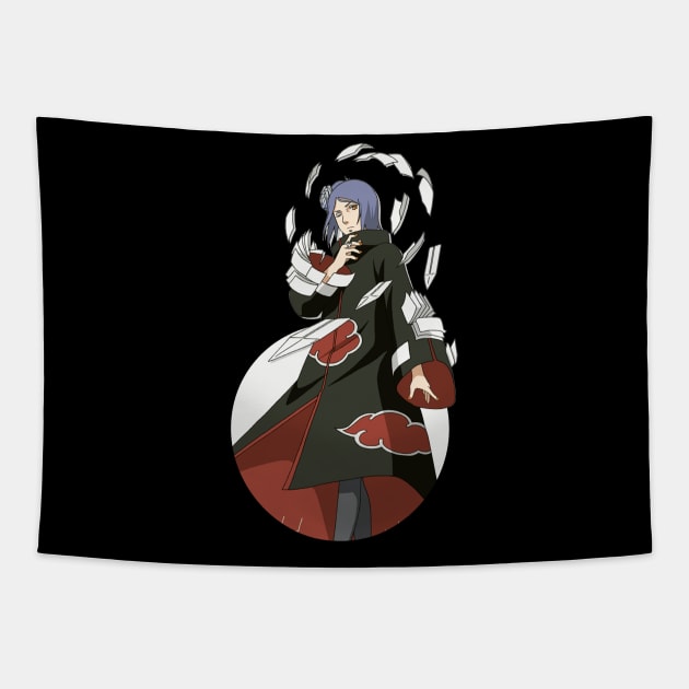 konan cosplay Tapestry by Sparkledoom