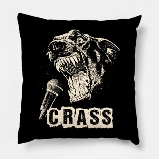 crass ll scream Pillow