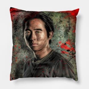 Glenn Rhee RED Pillow