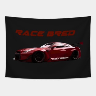 Shift Shirts Widezilla - Nissan R35 GTR Liberty Walk Inspired Unisex T-Shirt Tapestry