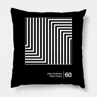 Giant Steps - Minimal Style Graphic Artwork Pillow