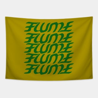 Hi This Is Flume Logo Multi-Coloured 2 Tapestry