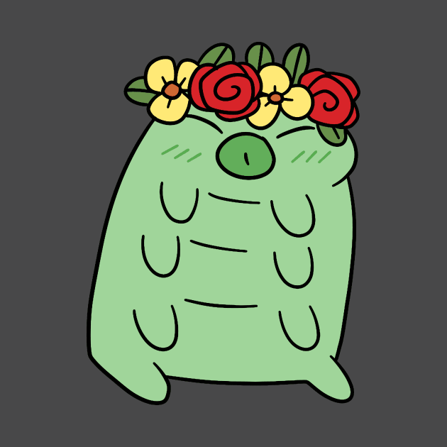 Flower Crown Waterbear by saradaboru