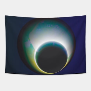 Cosmic Blue Planet Tapestry