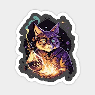 The Alchemist Cat Magnet