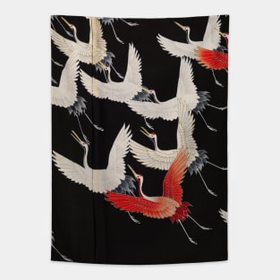 Furisode with a Myriad of Flying Cranes Japan Tapestry