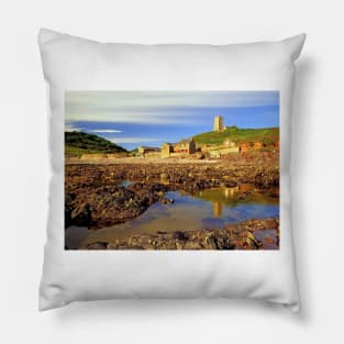 Wembury Beach & St Werburghs Church Pillow