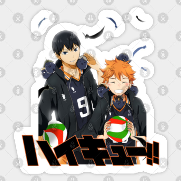 Shoyou Hinata Tobio Kageyama Haikyuu Sticker Teepublic Au