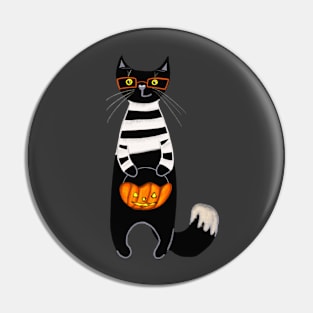 Halloween cat Pin