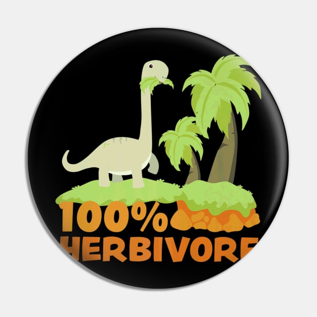 Dinosaur Vegan Pin by Brothers With Ax Sticks