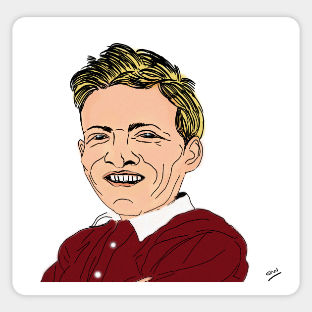 Willie Bauld; Hearts Cartoon Caricature - Willie Bauld - Sticker ...
