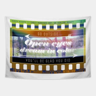 Open Eyes Dream in Color Tapestry
