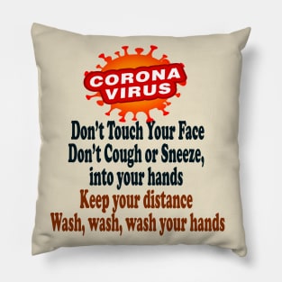 Corona Virus Covid_19 Pillow