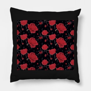 rose pattern Pillow