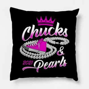 Chucks And Pearls 2021 Kamala Harris Pillow