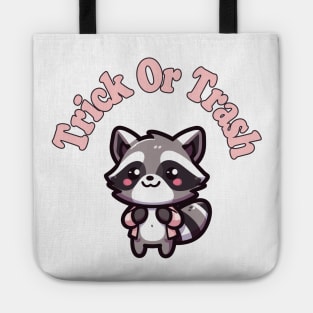 Cute Kawaii Raccoon Trick or Trash! Tote