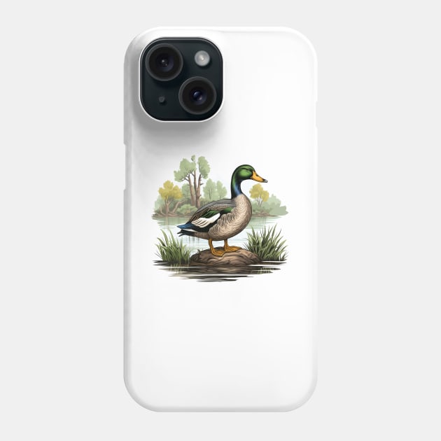 Mallard Phone Case by zooleisurelife