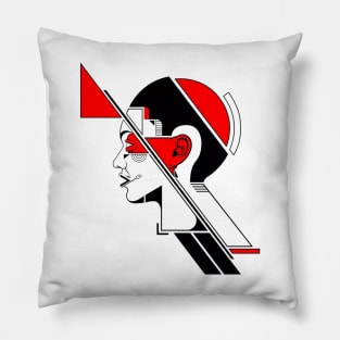 abstract potrait Pillow