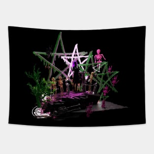 queen of the skeletons Tapestry
