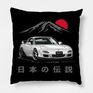 JDM Tuner RX-7 (Sunbeam Silver) Pillow