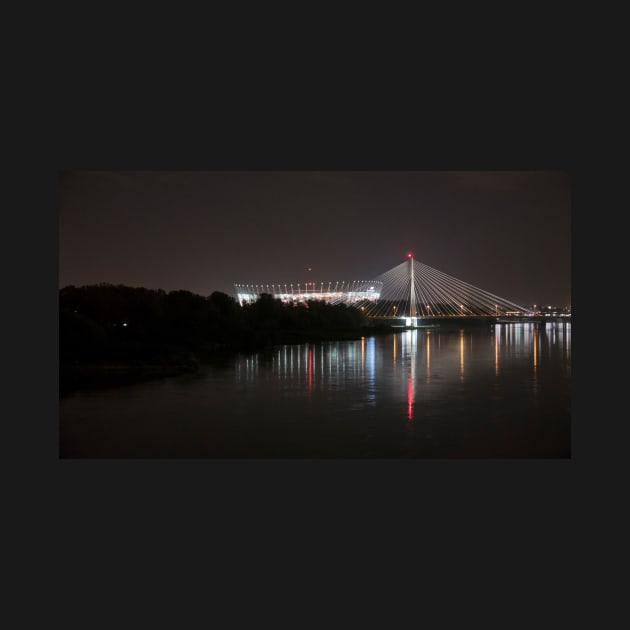 Warsaw Bridge and Stadium by GrahamCSmith