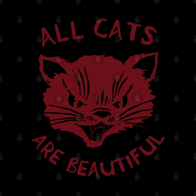 All Cats Are Beautiful - ACAB, Leftist, Socialist, Anarchist by SpaceDogLaika