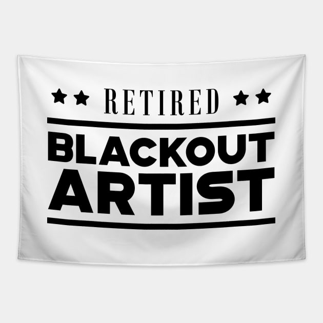 Retired Blackout Artist Tapestry by KC Happy Shop