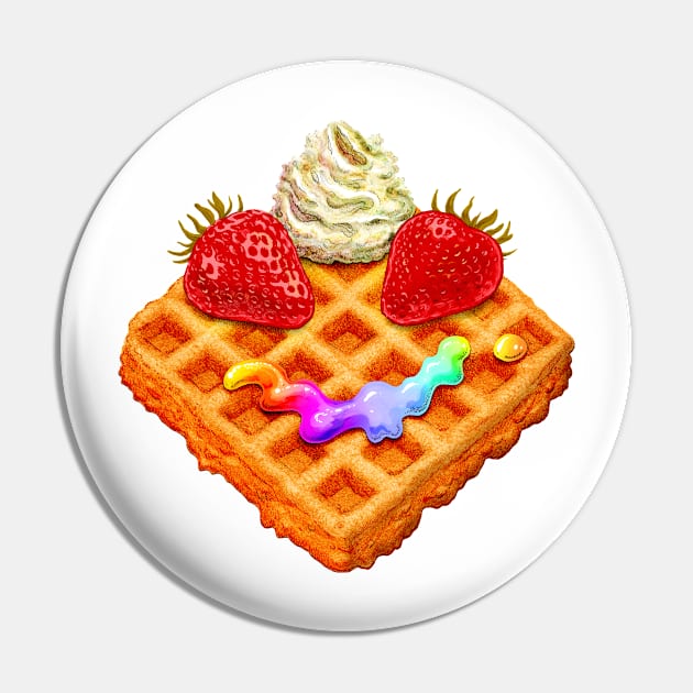 WAFFLE Pin by helloVONK