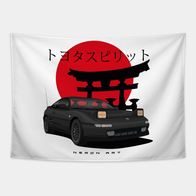 Toyota MR2 MK1 Tapestry by Neron Art