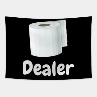 Funny Toilet Paper Dealer Humor Parody Flu Gift Tapestry