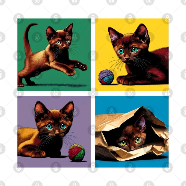 Havana Pop Art - Cute Kitties by PawPopArt